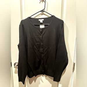 H&M black cardigan in XXL.